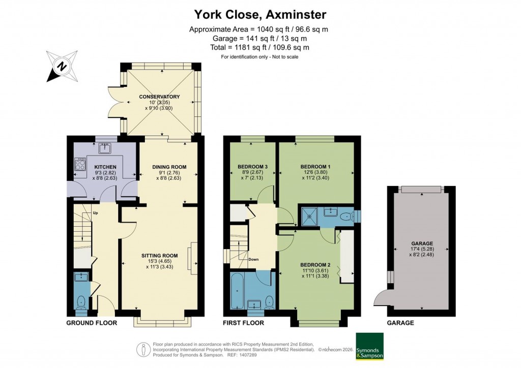 Floorplans For York Close, Axminster