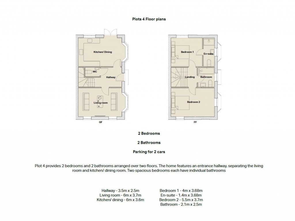 Floorplans For Horsepool Avenue, Stanton Under Bardon, Leicestershire