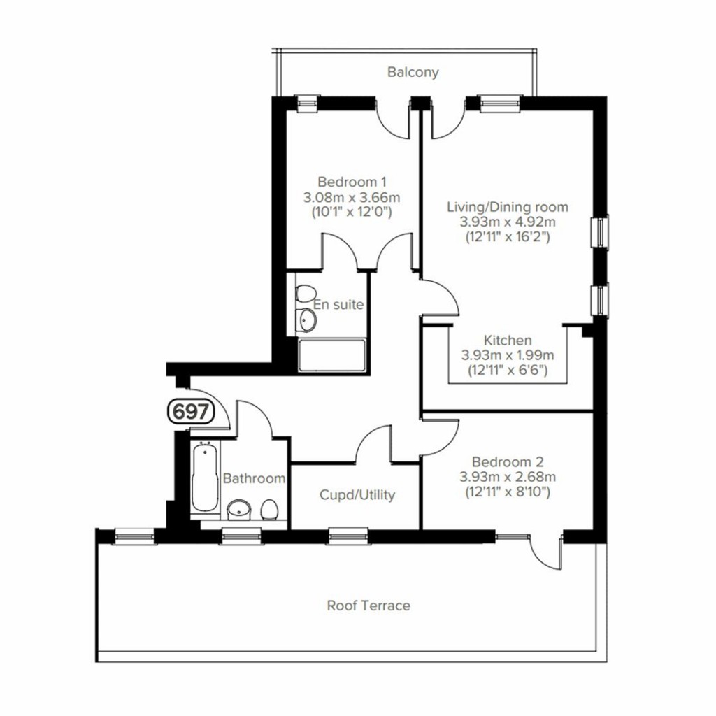 Floorplans For Encombe Street, Plymstock, Plymouth