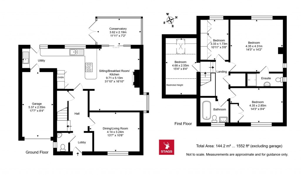 Floorplans For Osborne Road, Bridport