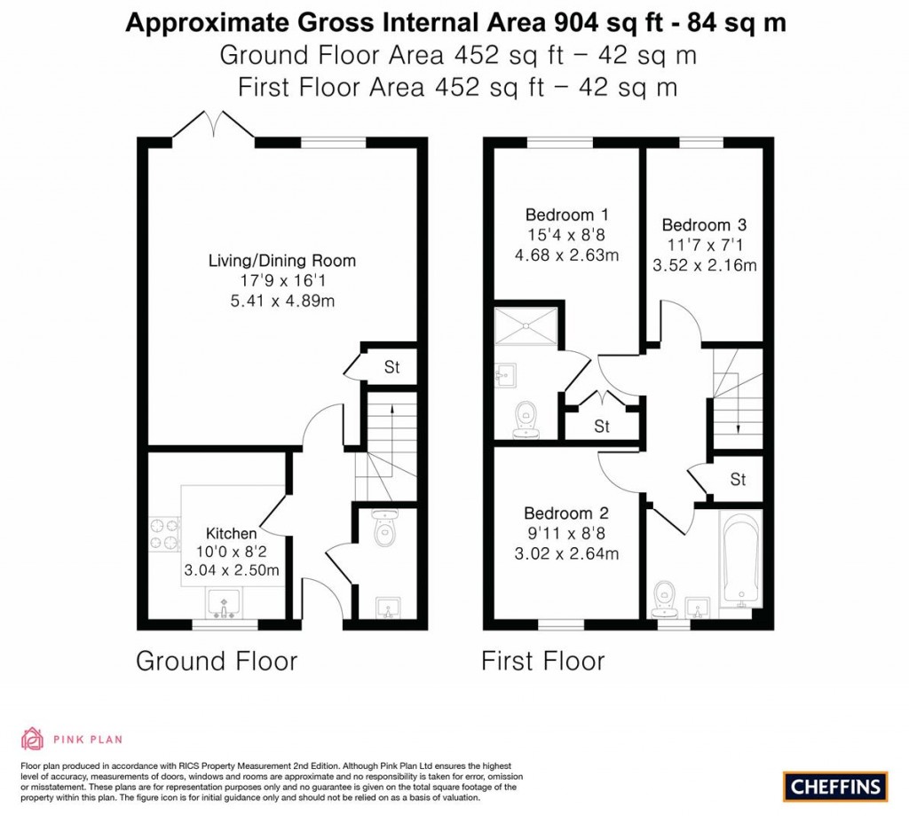 Floorplans For Morello Chase, Soham, Ely