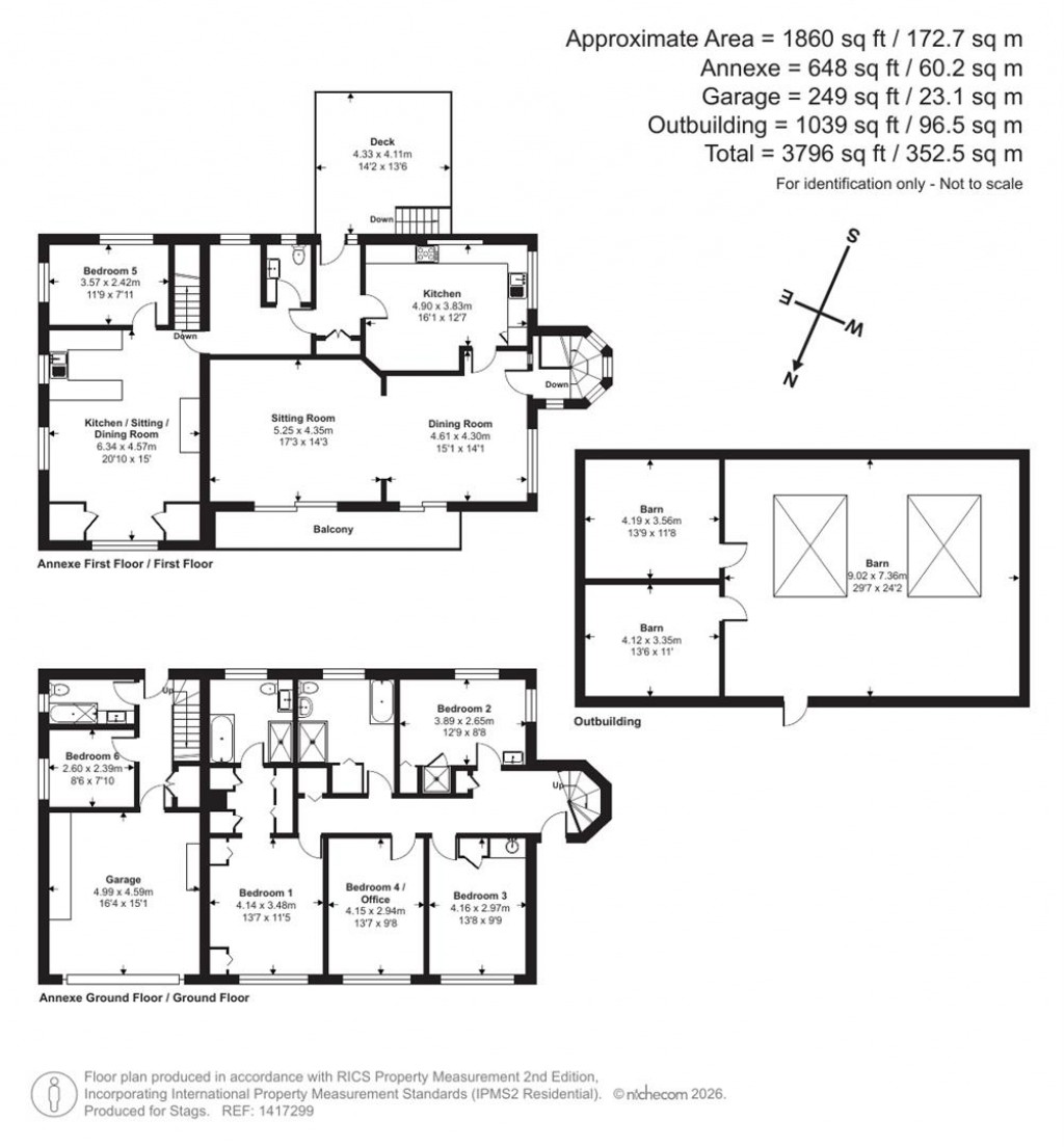 Floorplans For Nr Lanreath, Looe