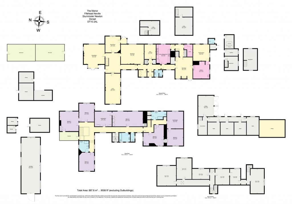 Floorplans For Fifehead Neville, Sturminster Newton