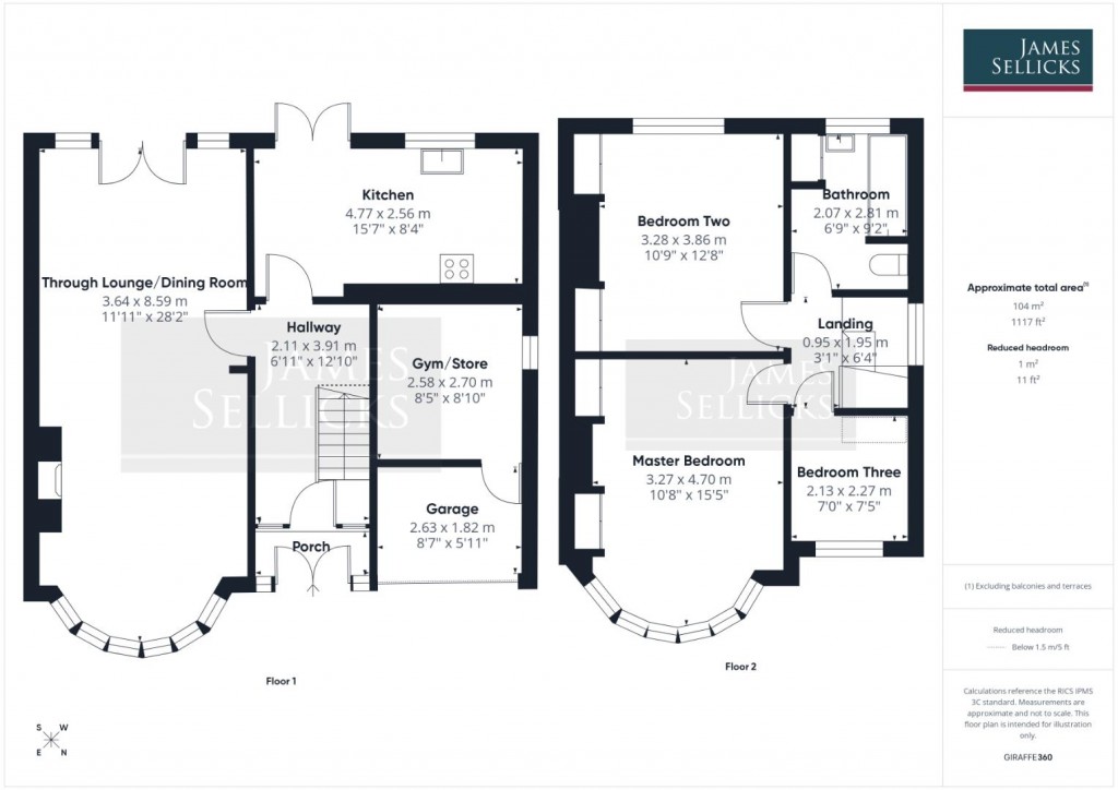 Floorplans For Carfax Avenue, Oadby, Leicestershire