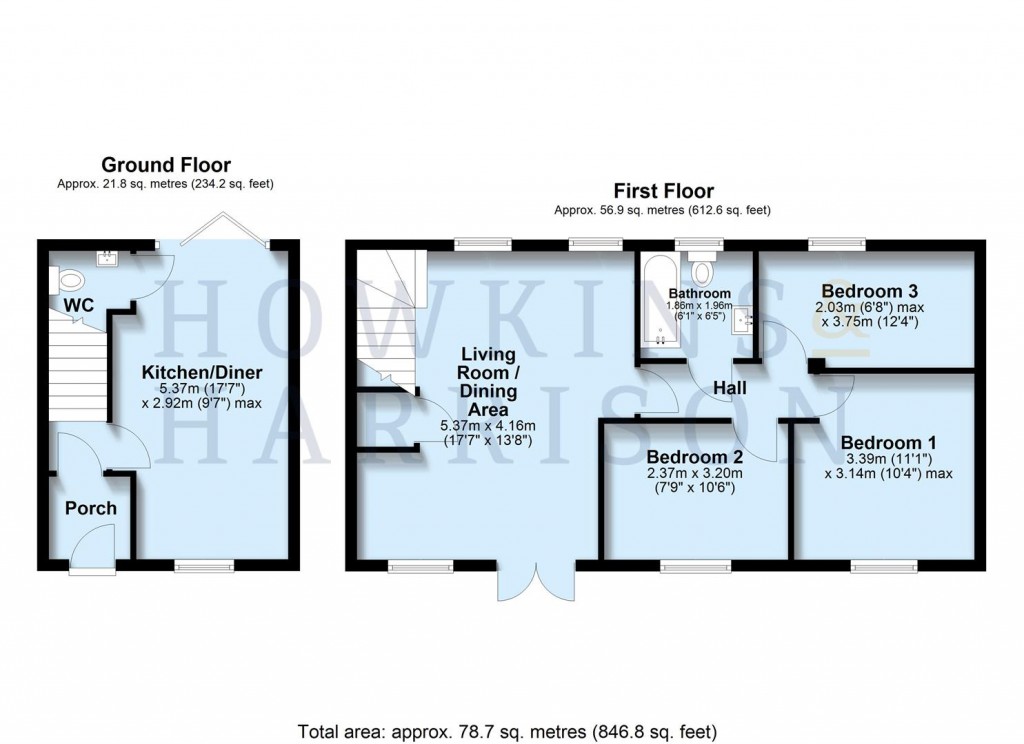 Floorplans For Martival Court, Ashby-De-La-Zouch, LE65