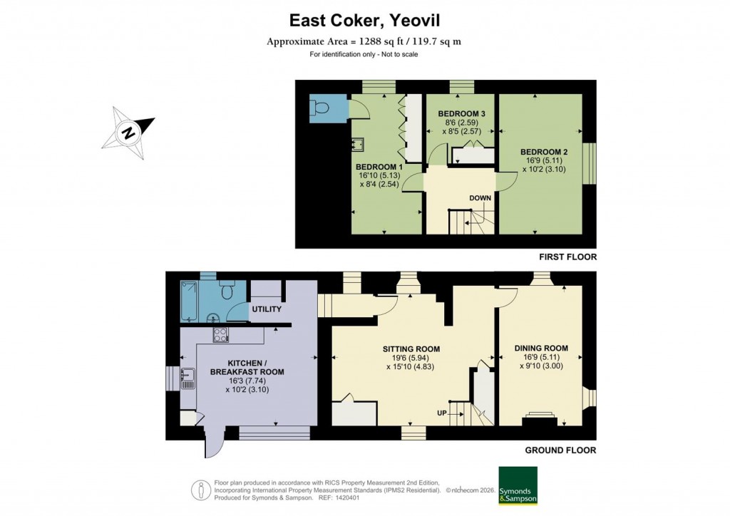 Floorplans For East Coker, Somerset