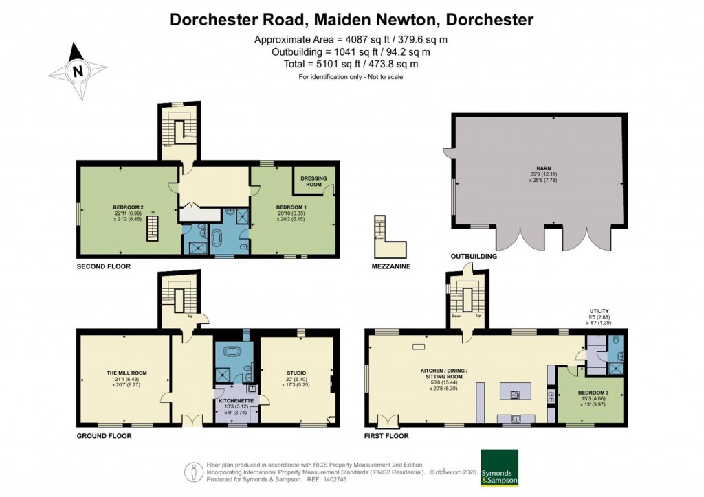 Floorplans For Dorchester Road, Maiden Newton, Dorchester