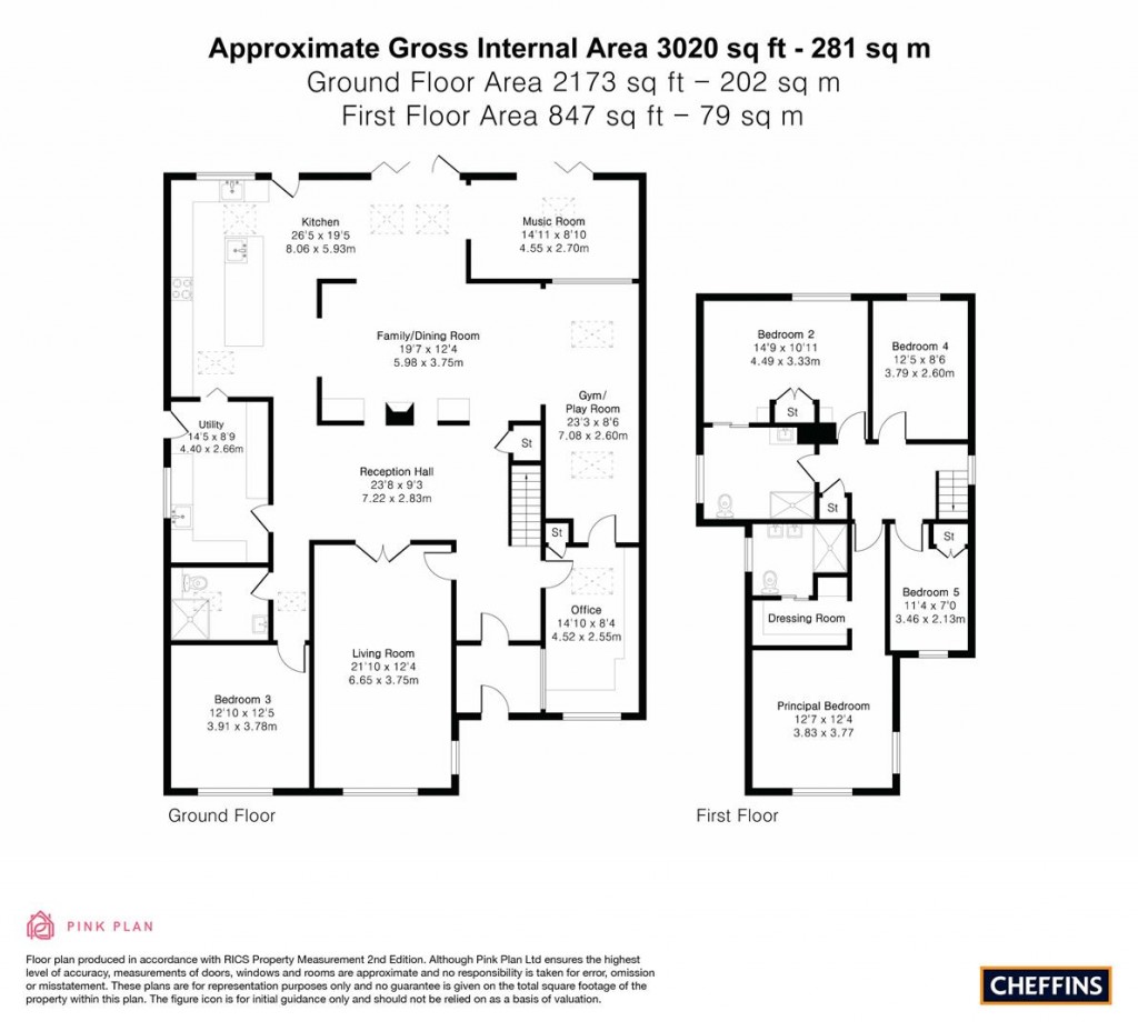 Floorplans For Nightingale Avenue, Cambridge