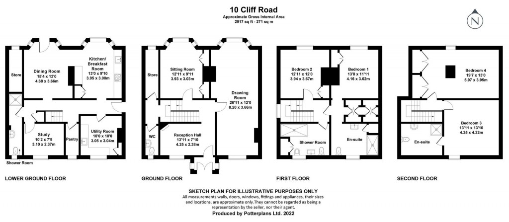 Floorplans For Cowes, Isle of Wight