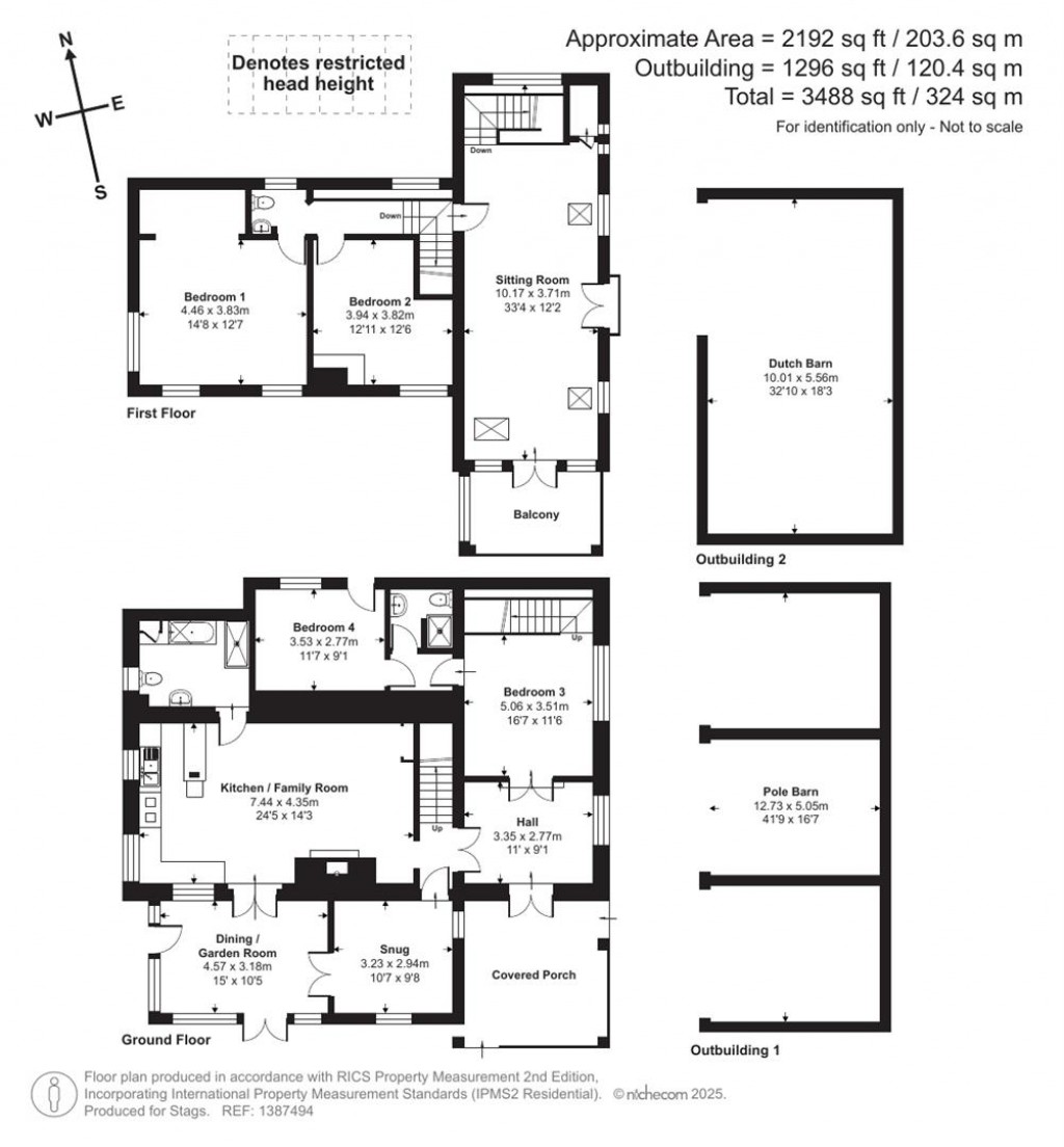 Floorplans For Butlers Farm, Chittlehamholt, Umberleigh