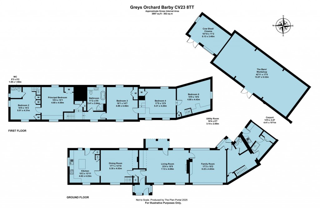 Floorplans For Kilsby Road, Barby, Rugby, CV23