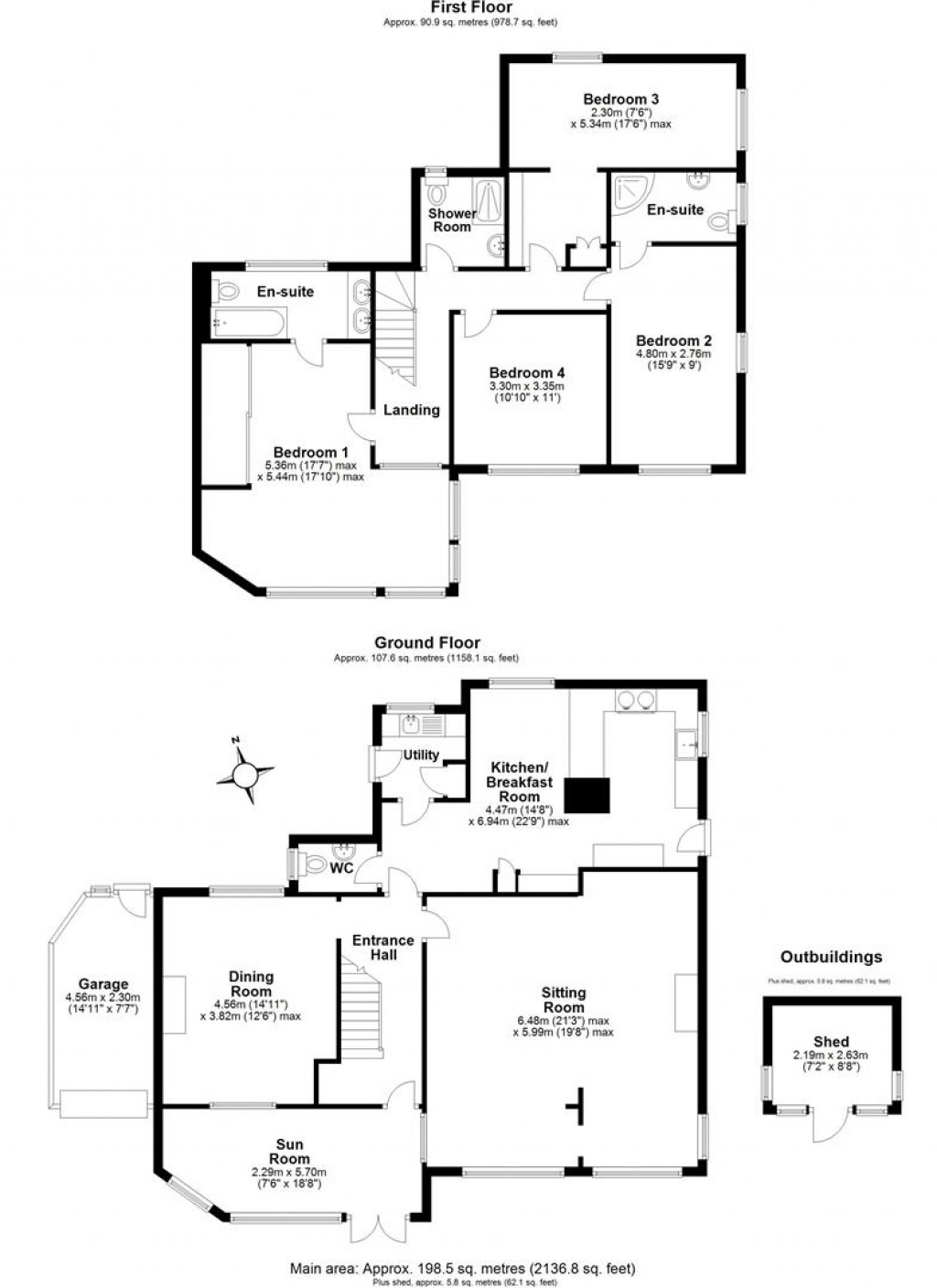 Floorplans For Paignton Road, Stoke Gabriel