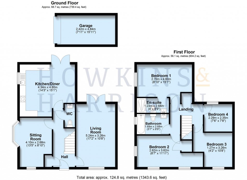 Floorplans For Woodcock Way, Ashby de la Zouch