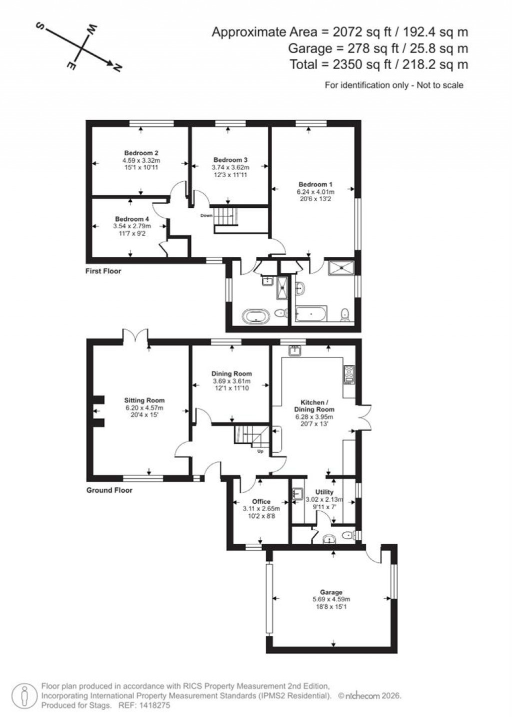 Floorplans For Warbstow, Launceston