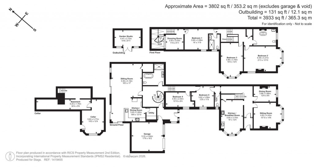 Floorplans For Hartley Road, Exmouth