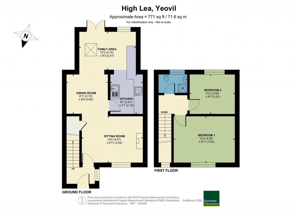 Floorplans For High Lea, Yeovil