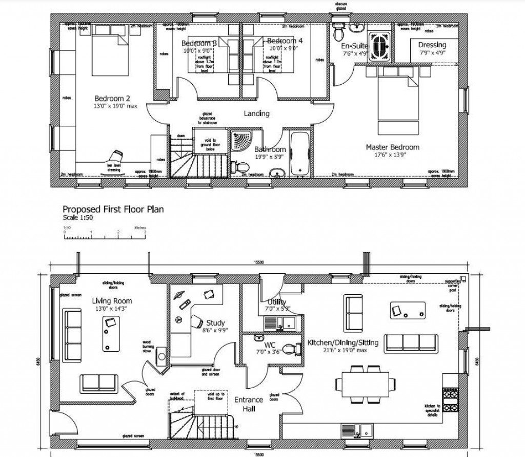 Floorplans For Development Site at Bridge House, Bridge Street, Packington