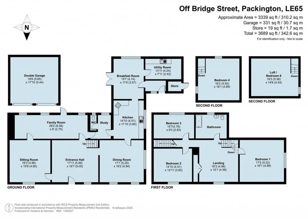 Floorplans For Development Site at Bridge House, Bridge Street, Packington