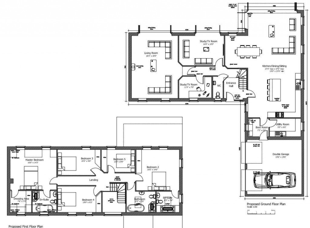 Floorplans For Development Site at Bridge House, Bridge Street, Packington