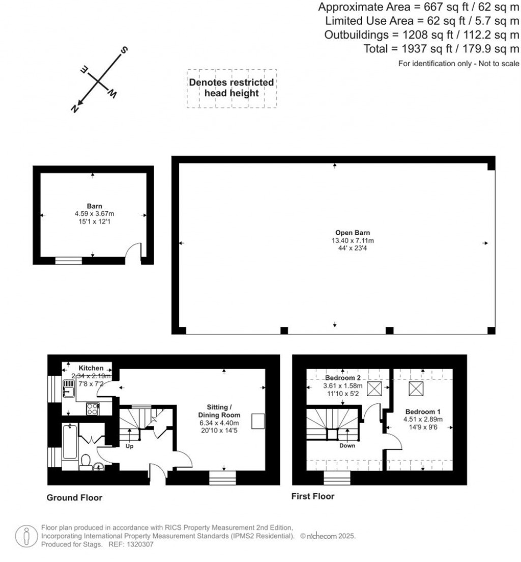 Floorplans For Throwleigh, Okehampton