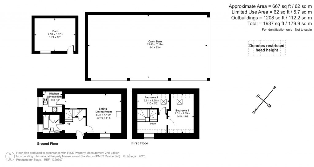 Floorplans For Throwleigh, Okehampton