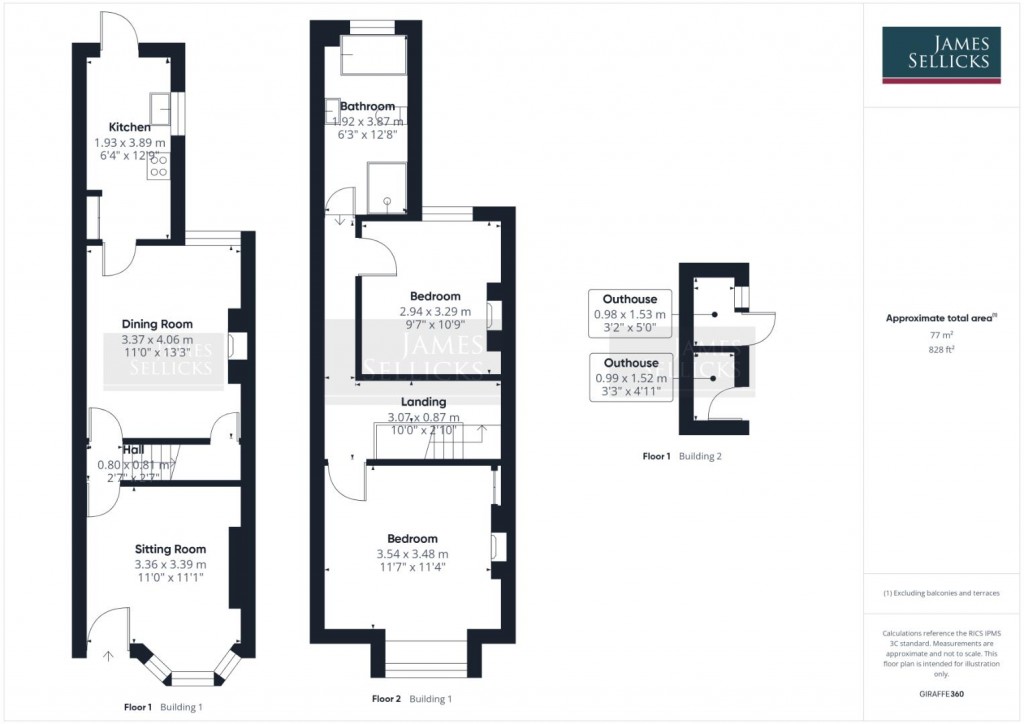 Floorplans For Central Road, Woodgate, Leicester