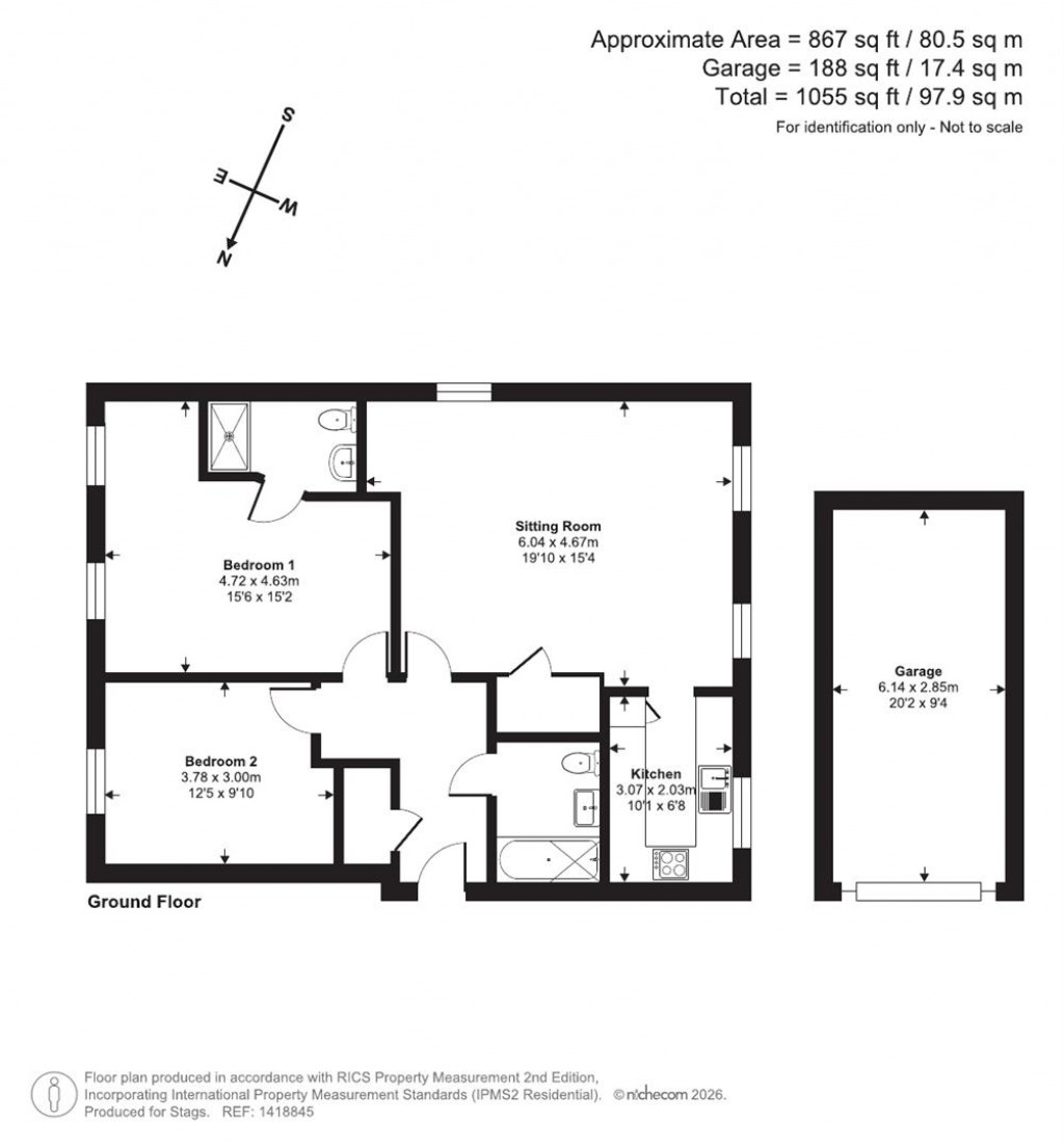 Floorplans For Priory Lane, Bridport