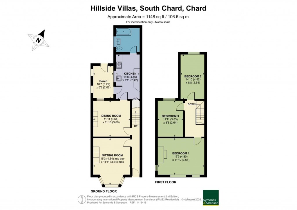 Floorplans For Hillside Villas, South Chard, Chard