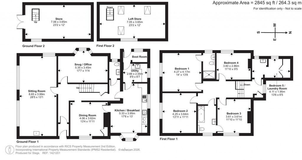 Floorplans For Lower Budeligh, East Budleigh, Budleigh Salterton