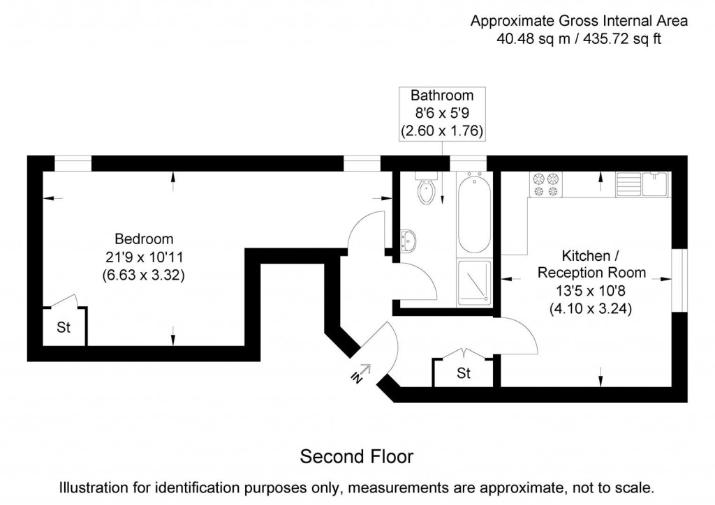 Floorplans For White Horse Apartments, Hill Street, Saffron Walden