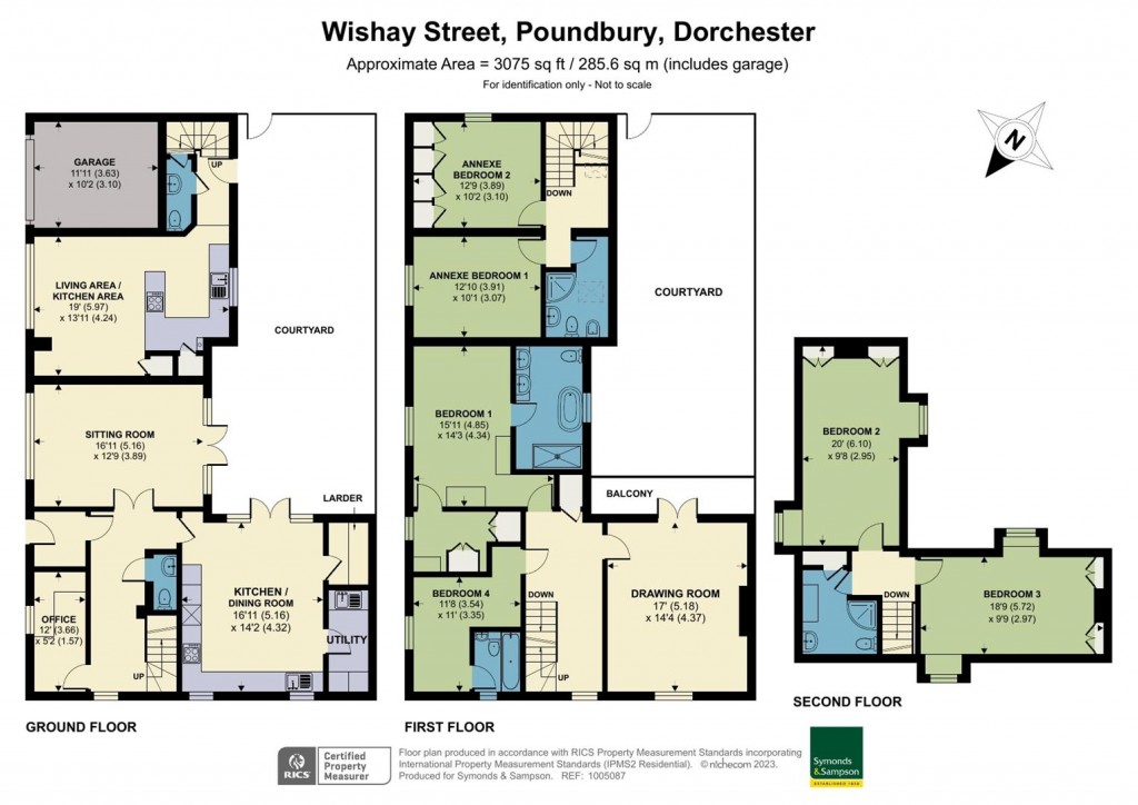 Floorplans For Wishay Street, Poundbury, Dorchester
