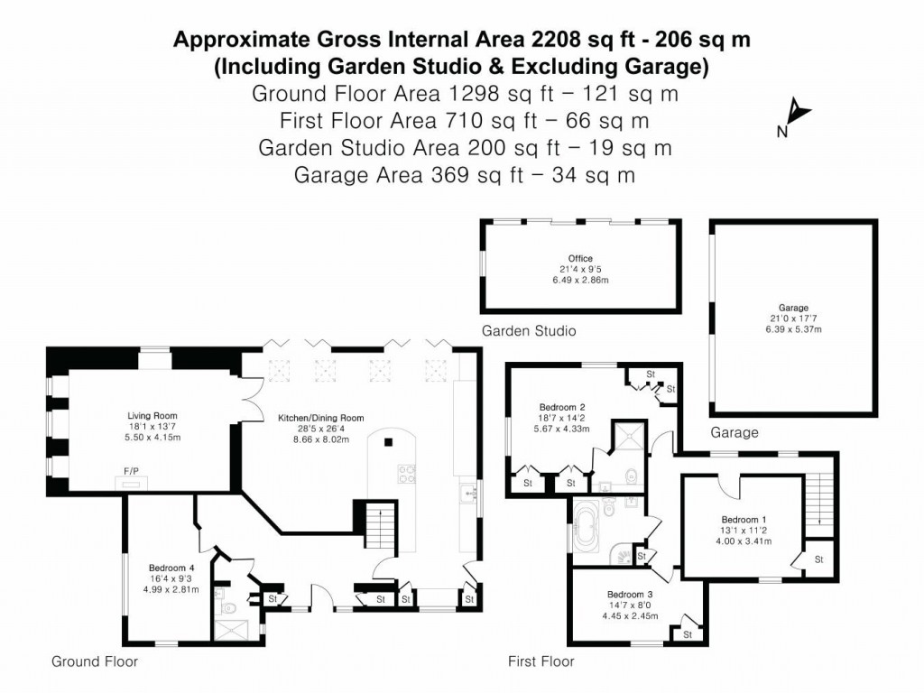 Floorplans For Station Road, Wilburton, Ely