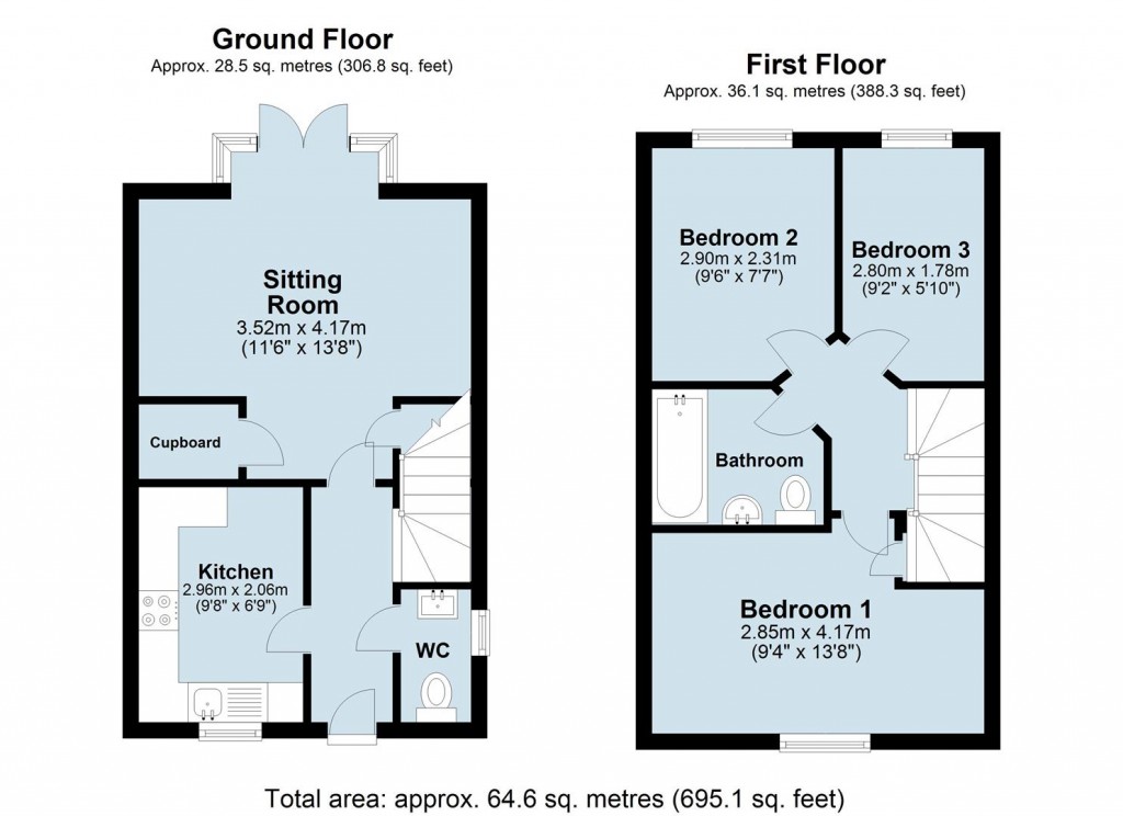 Floorplans For Oak Row, Brixworth, Northampton, NN6