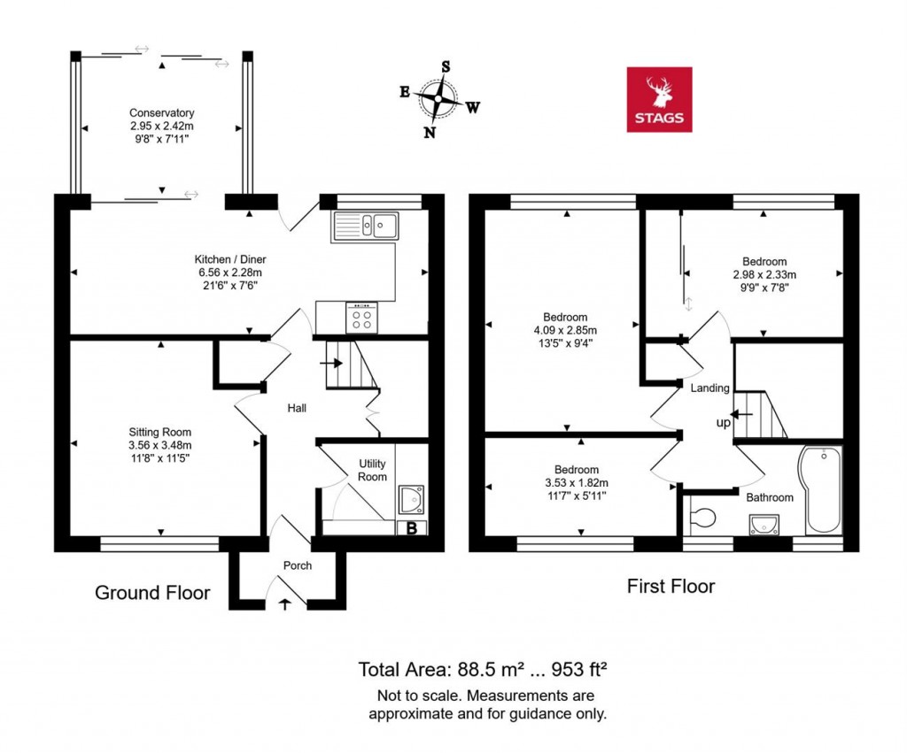Floorplans For Vearse Close, Bridport