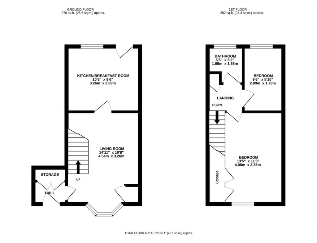 Floorplans For Thaxted Road, Saffron Walden