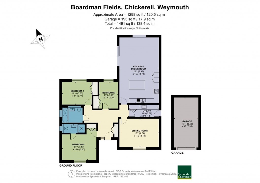 Floorplans For School Hill, Chickerell, Weymouth