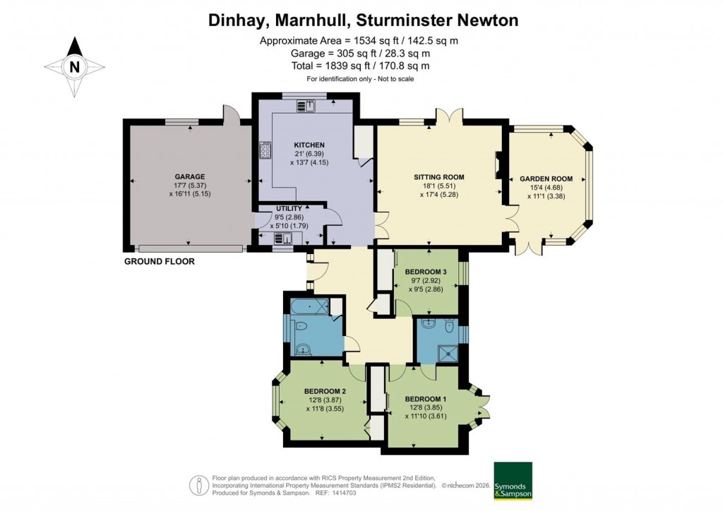 Floorplans For Dinhay, Marnhull, Sturminster Newton