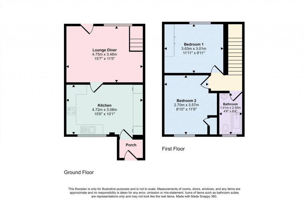 Floorplans For Crock Lane, Bridport