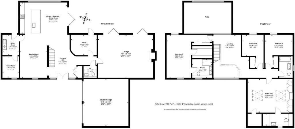 Floorplans For Long Lane, Fowlmere, Royston