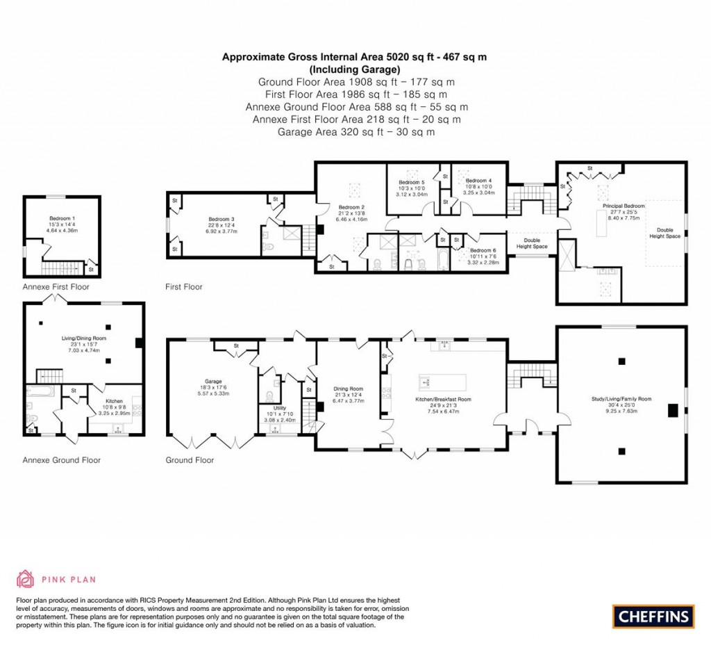 Floorplans For High Street, Coton