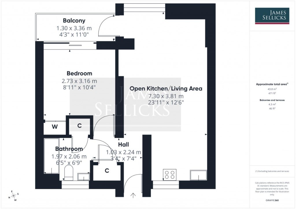 Floorplans For The Circus, Highcross Lane, Leicester