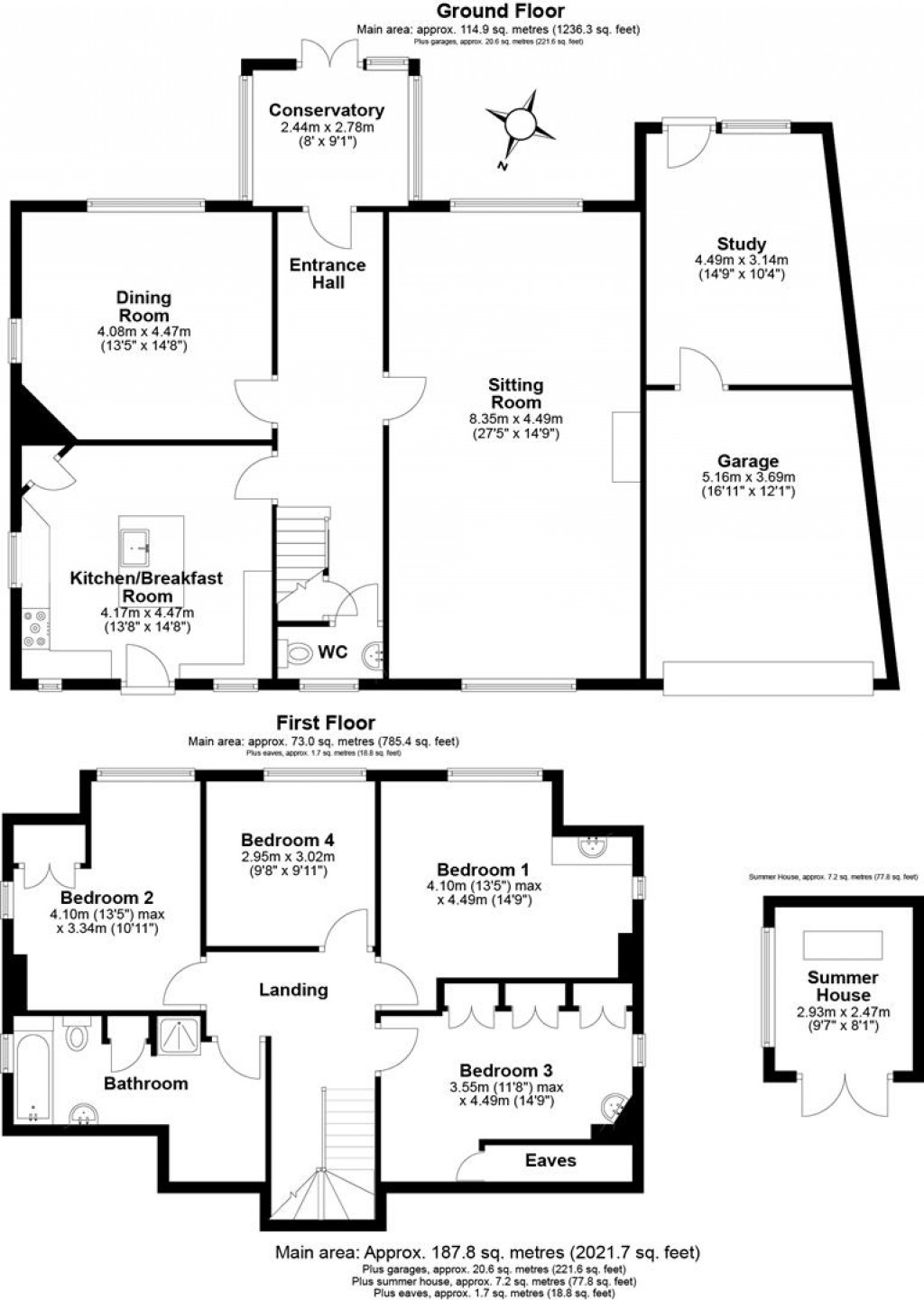 Floorplans For Ilsham Road, Torquay