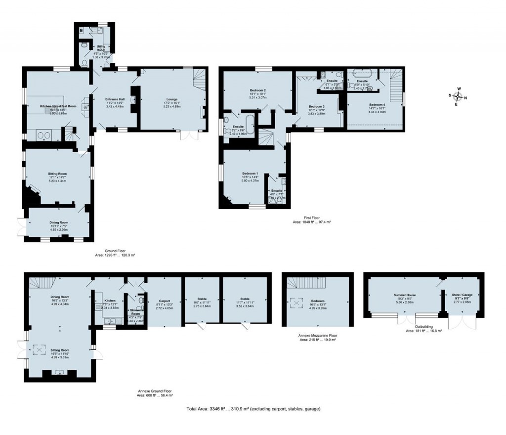 Floorplans For Stonehouse Lane, Arley, CV7
