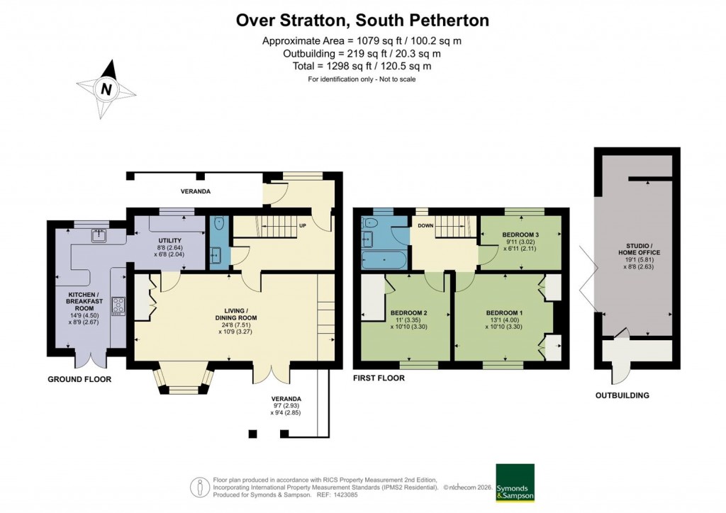 Floorplans For Over Stratton, South Petherton