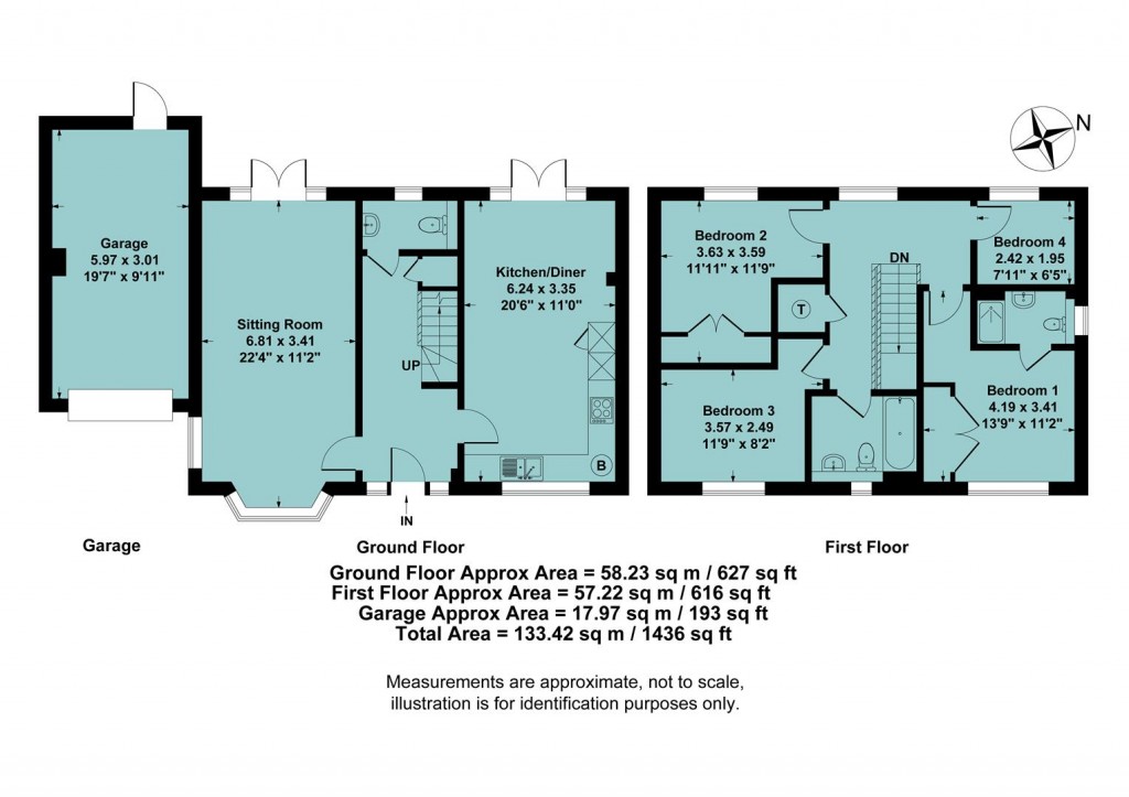 Floorplans For Cotefield Drive, Bodicote, Banbury