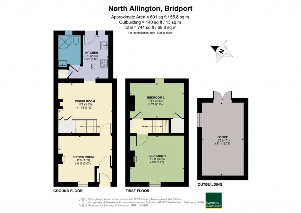 Floorplans For North Allington, Bridport, Dorset
