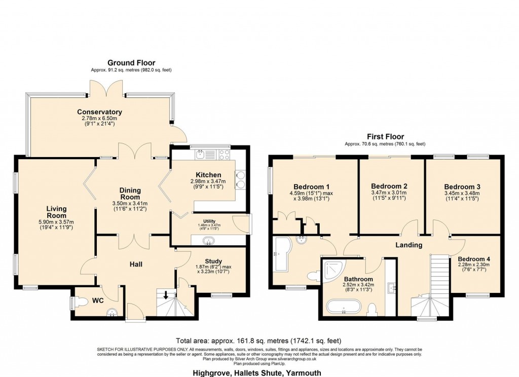 Floorplans For Yarmouth, Isle of Wight