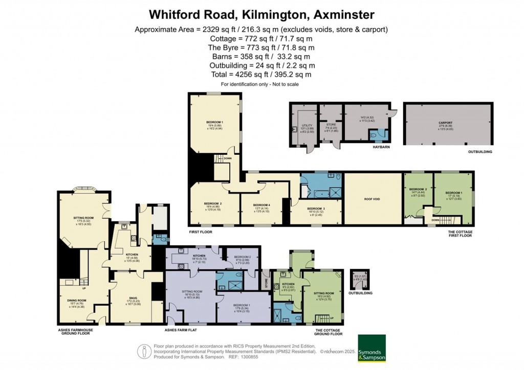 Floorplans For Whitford Road, Kilmington, Axminster
