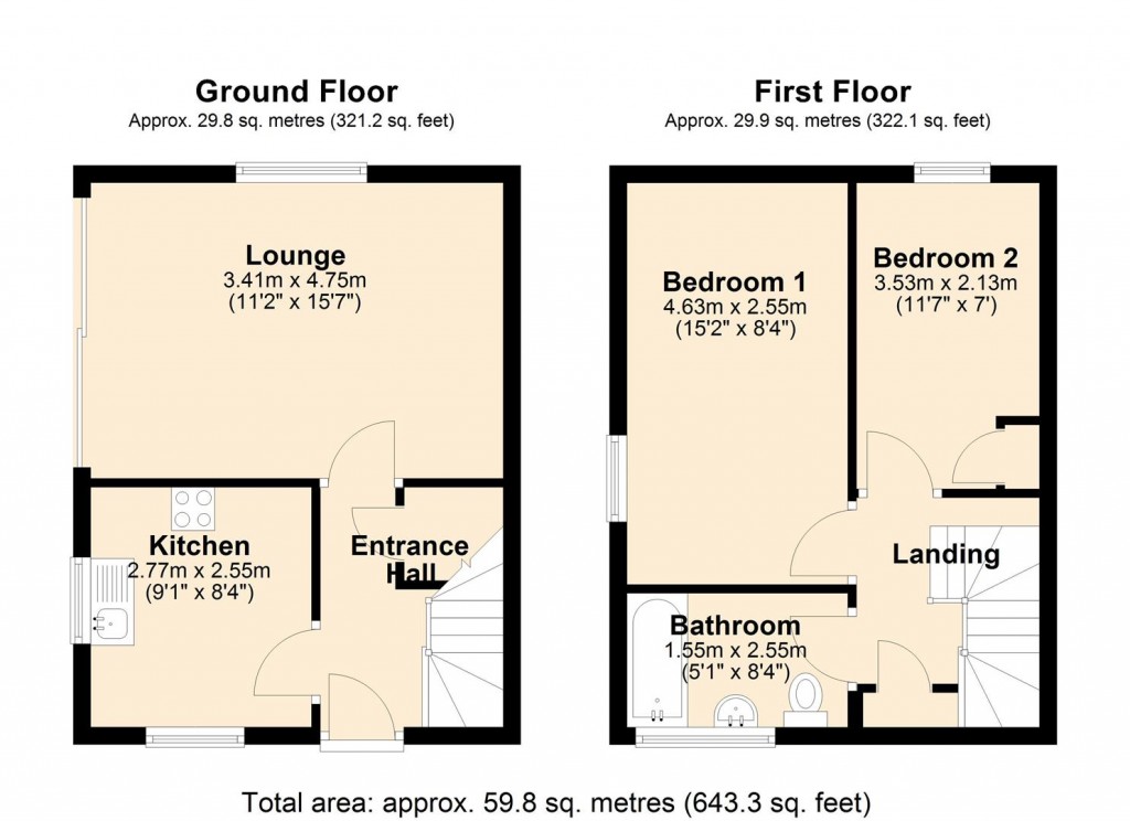 Floorplans For Aureole Walk, Newmarket