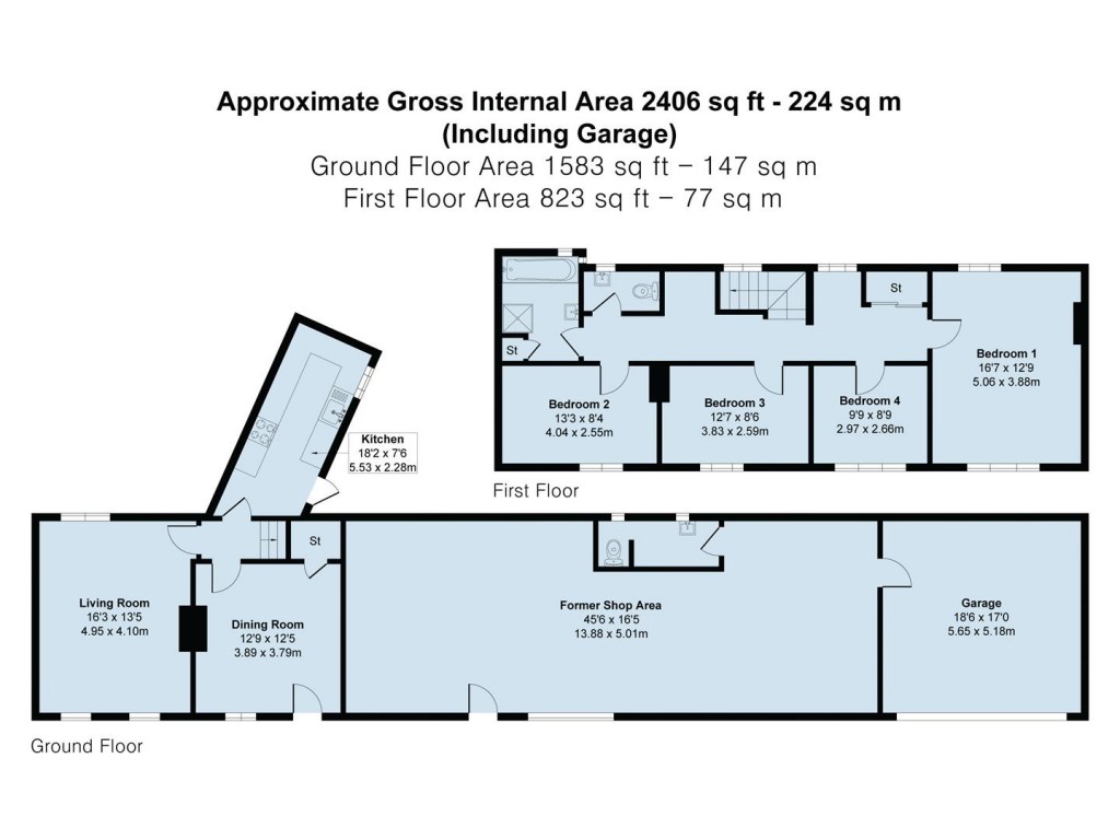 Floorplans For Sutton Street, Flore, NN7
